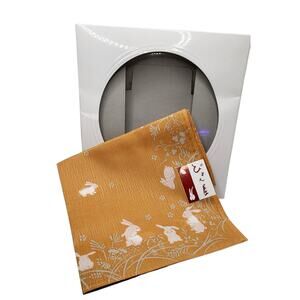 Japanese Bunny Handkerchief Cotton 18in Easter Gift